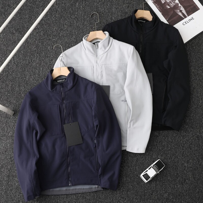 Taizhou Niaojia Same Style Softshell Gamma Mx Stand Collar Hoodless Fleece Casual Outdoor Versatile Couple's Jacket