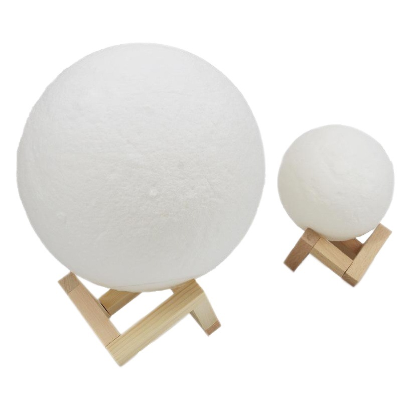 Lámpara Lunar, Luz Nocturna LED 3D, Fabricante del Día de San Valentín Chino, Luna Impresa en 3D, Regalo para Novia o Pareja