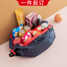 日本风琴超市买菜包 便携手提春卷袋整理大容量收纳袋折叠购物袋
