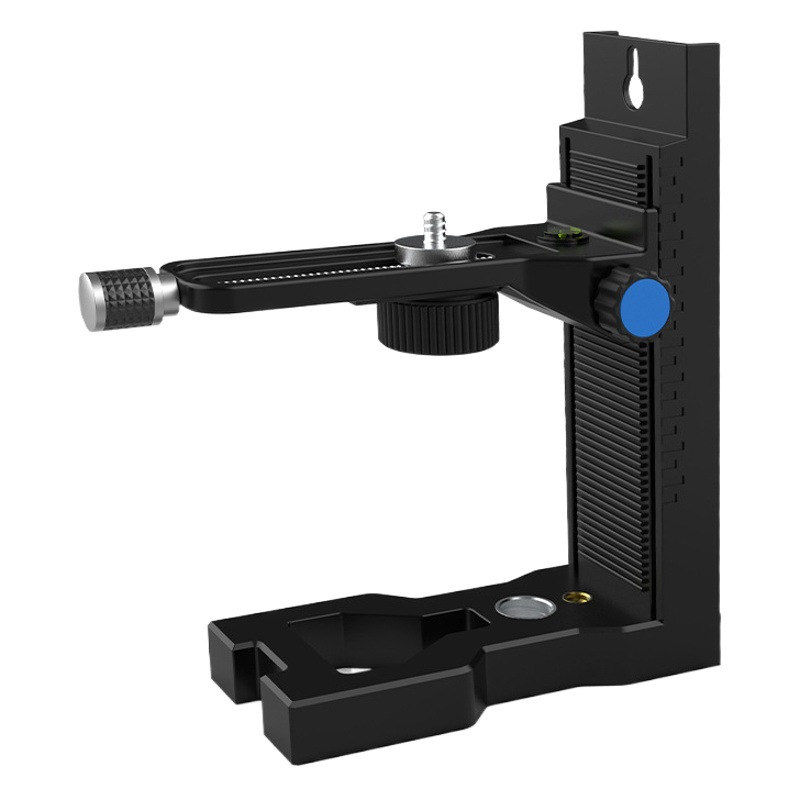 Nivel láser ajustable montado en la pared con soporte magnético tipo L Adhesivo de pared dispositivo colgante montado en la pared