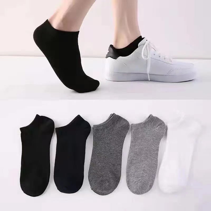 Damensocken, kurze Socken, schweißabsorbierend und desodorierend, atmungsaktive Bootssocken mit niedrigem Schnitt, flacher Mund, sportliche Freizeitsocken für Paare_voghion.com