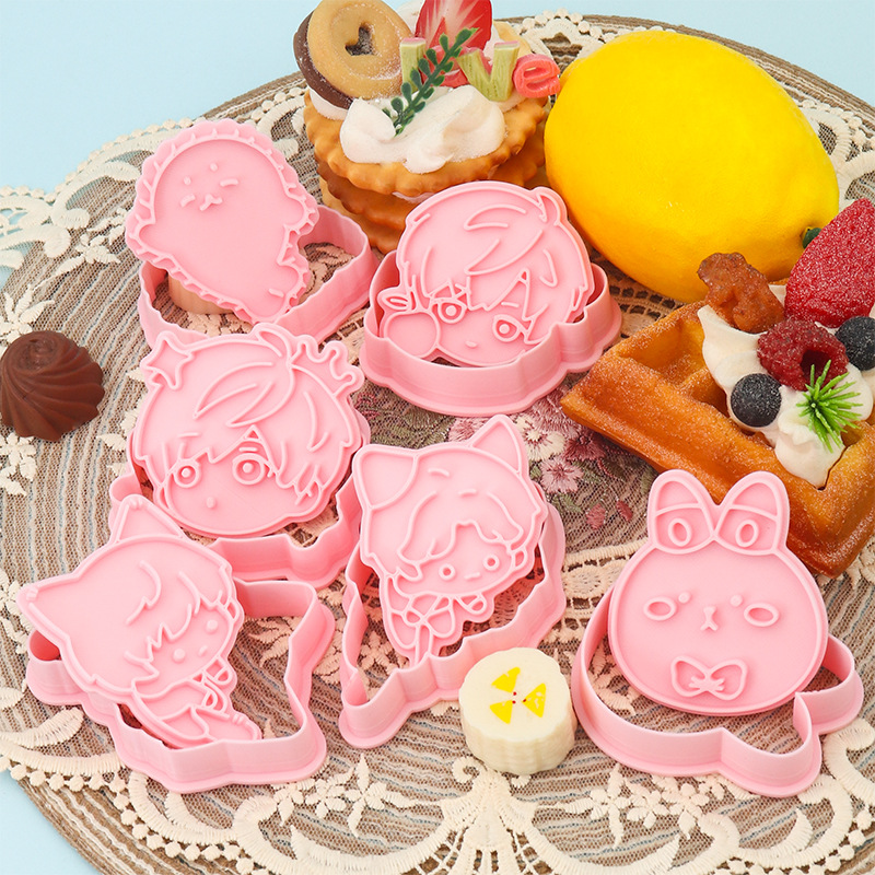 Nuevo juego de herramientas de modelo de impresión de galletas amor y fábrica de moldes de galletas de fondant de dibujos animados de espacio profundo al por mayor