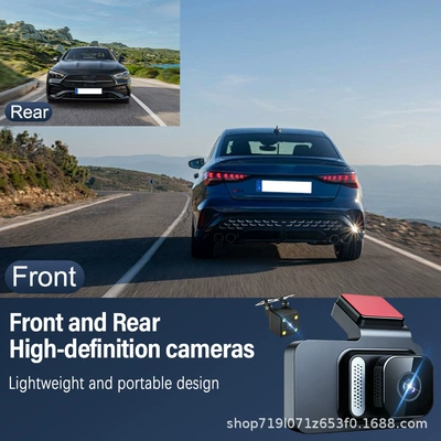 Dual-channel 1080P high-definition dashcam, Driving recorder