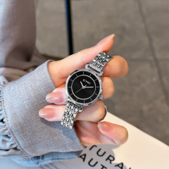 艾奇EYKI輕奢氣質小眾鋼帶手錶學生日常通勤休閒時尚女士石英表