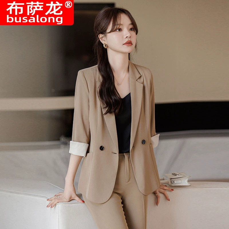 Новый стиль Busa Long busalong женский средний рукав профессиональный костюм брюки костюмный комбинезон женский 867
