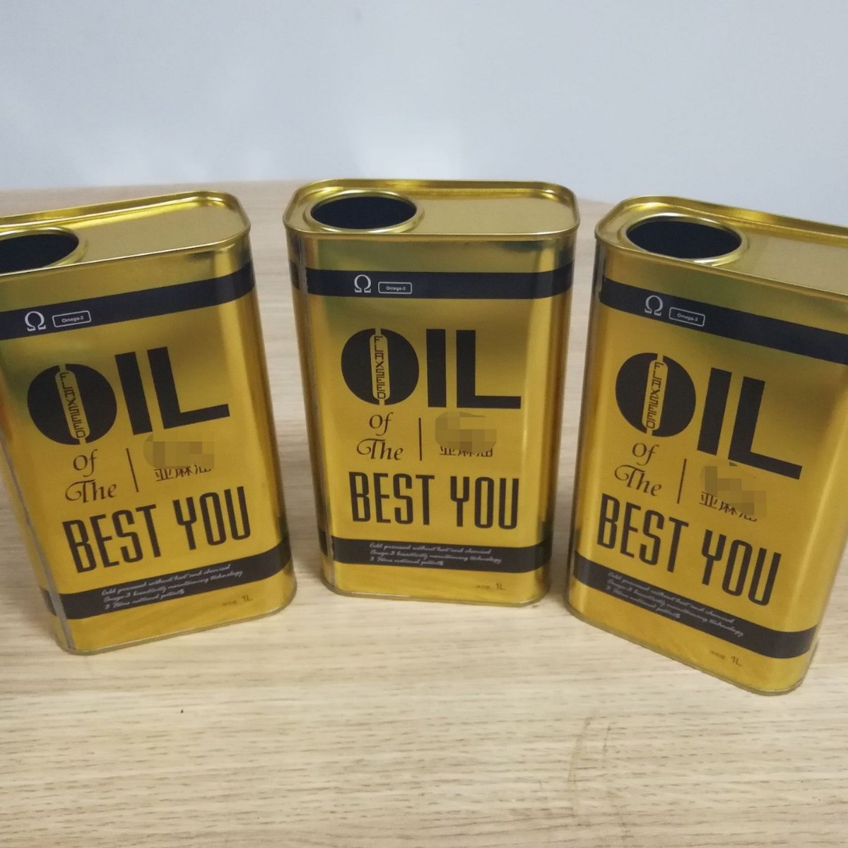 标准方形1升食用油罐山茶油罐花生油罐橄榄油铁罐包装铁罐厂家