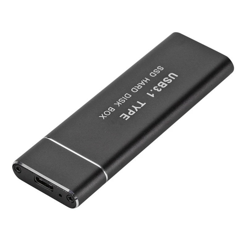 USB3.1 Type USB-C к корпусу M.2NGFF SSD, коробка для твердого диска M.2 SSD в USB мобильный диск