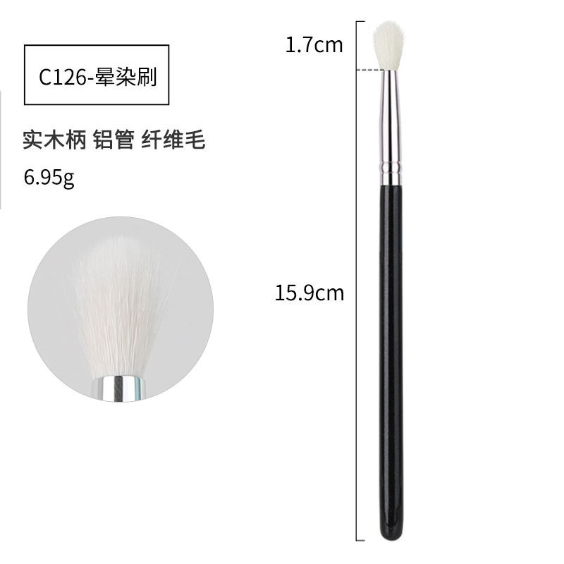 40 sets de cepillo de maquillaje negro y plateado cepillo de sombra de ojos de alta calidad cepillo de concelador cepillo de base cepillo de herramientas de maquillaje conjunto completo