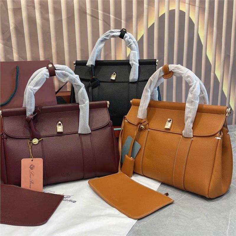 Lp32 Niche Handbag Commuter Tote Crossbody Bag Cross-Border Genuine Leather 2026 Canvas Large Capacity Synthetic Leather