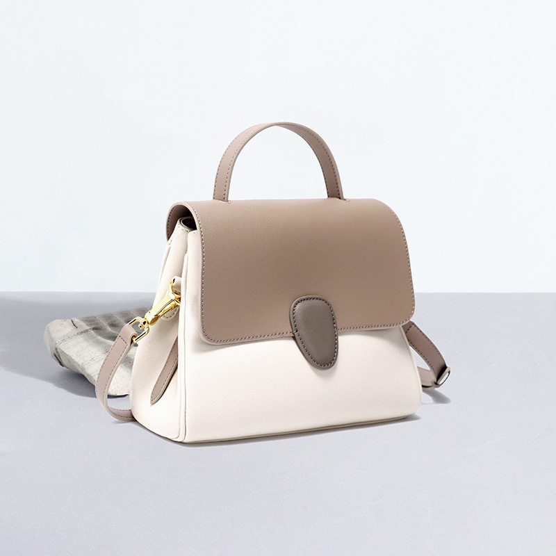 Elegante Damentasche Aus Echtleder Als Schulter- Und Umhängetasche_voghion.com