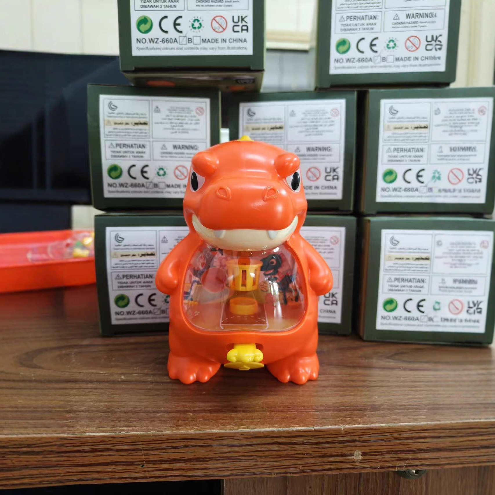 Juguetes de tiro de dinosaurios transfronterizos amazónicos Temu niños puzzle interactivo padre-hijo catapulta juguetes modelo de baloncesto