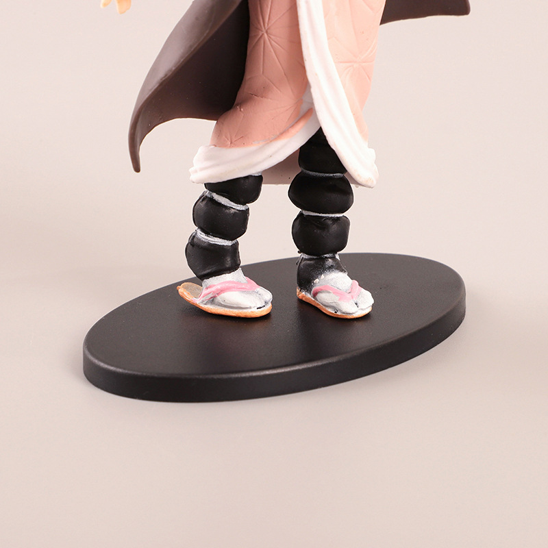 6 PCS SET Demon Slayer Kisatsutai Action Figures Cute Dolls For Desk Window Decorated Anime Toy