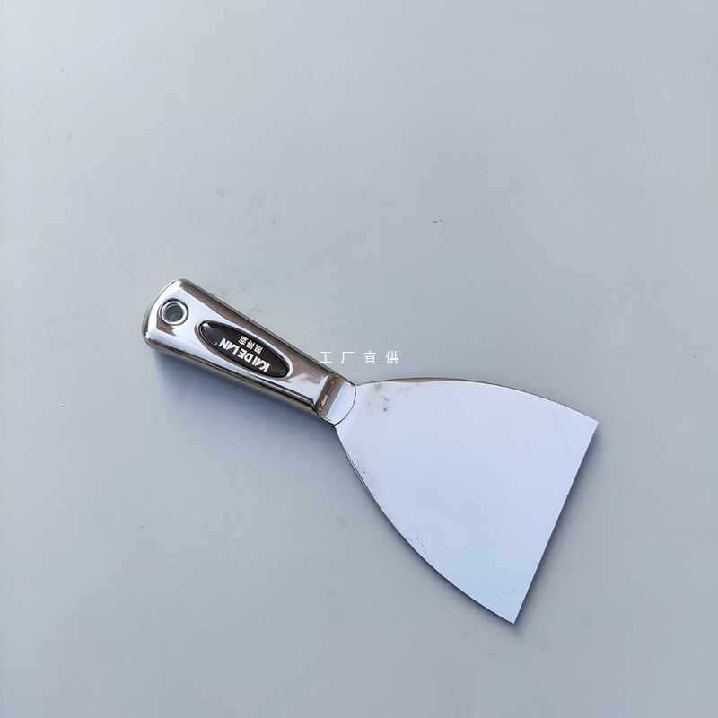 6E3X高弹全不锈钢油灰刀铲刀腻子抹灰刀刮刀清洁批刀铲墙批