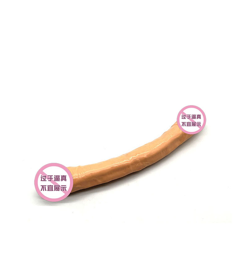 Double-Headed PVC Anal Plug, High-Simulation Adult Toy for Men and Women — detail image 5