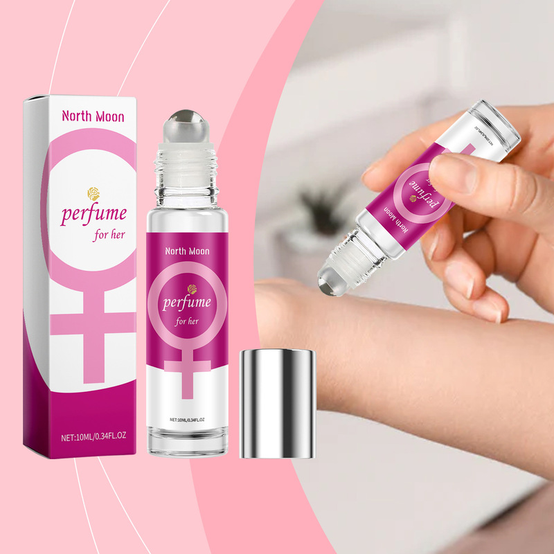 North Moon Women's Fragrance Roll-On Long-Lasting, Light, Refreshing, and Elegant Rose Fragrance