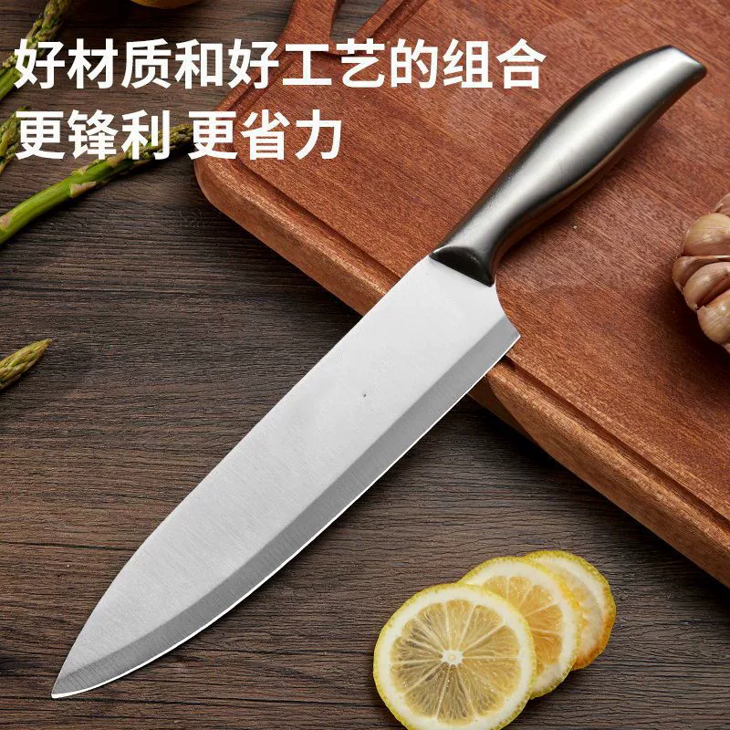Кухонные ножи нержавеющая сталь фруктовый нож арбузный нож интегрированный нож для чистки острый бытовой нож фрукт специальный полный стальной нож
