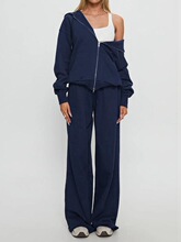 F 69690 Zip-up Sweatshirt and Pants Set �˶���װ �羳ŷ����