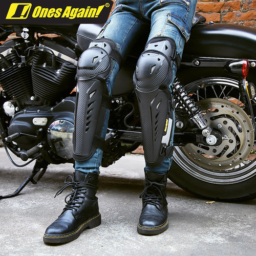 Ones Again Summer Motorcycle Knee Pads and Elbow Pads Four-piece Set Women's Cycling Equipment Leg Guards Riders Anti-Fall Protective Gear