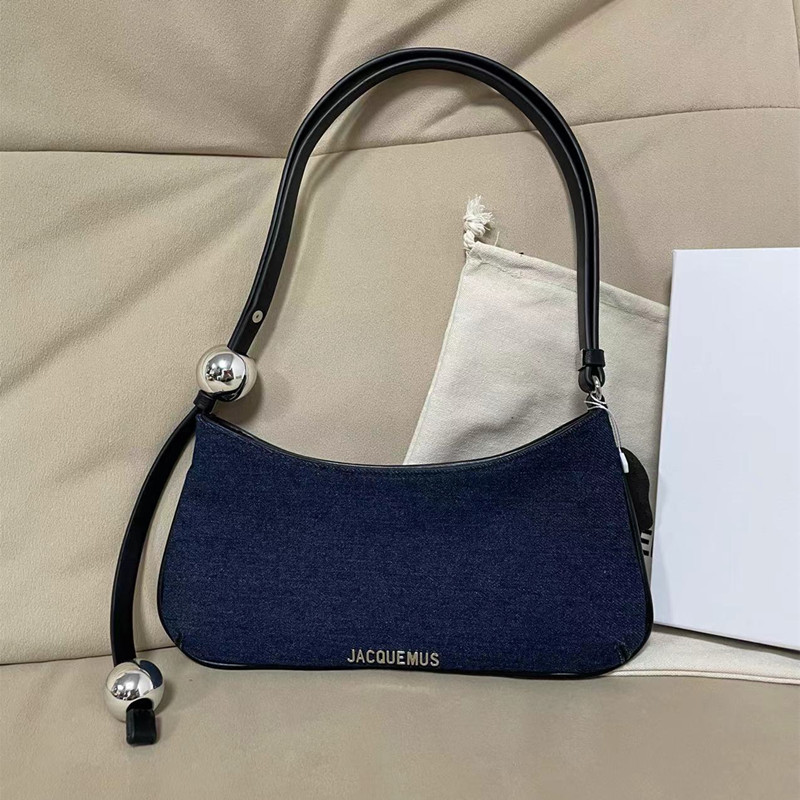 Jacquemus Le Bisou Perle Navy Denim
