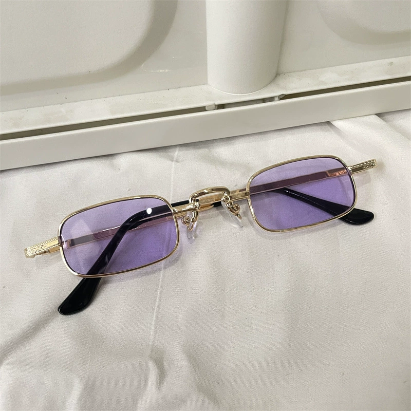 Retro Purple Sunglasses, UV Protection, Multiple Frame Shapes, Width 13–14 cm