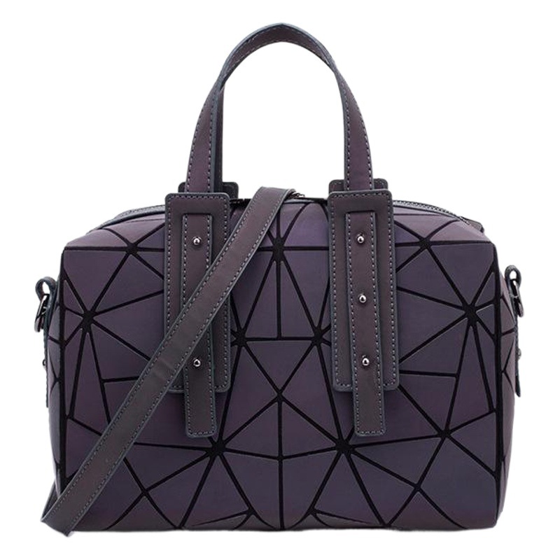 2023 nuevo bolso de las mujeres europeas y americanas moda bolso de las mujeres luminosas retro nicho rombo solo hombro crossbody almohada bolsa