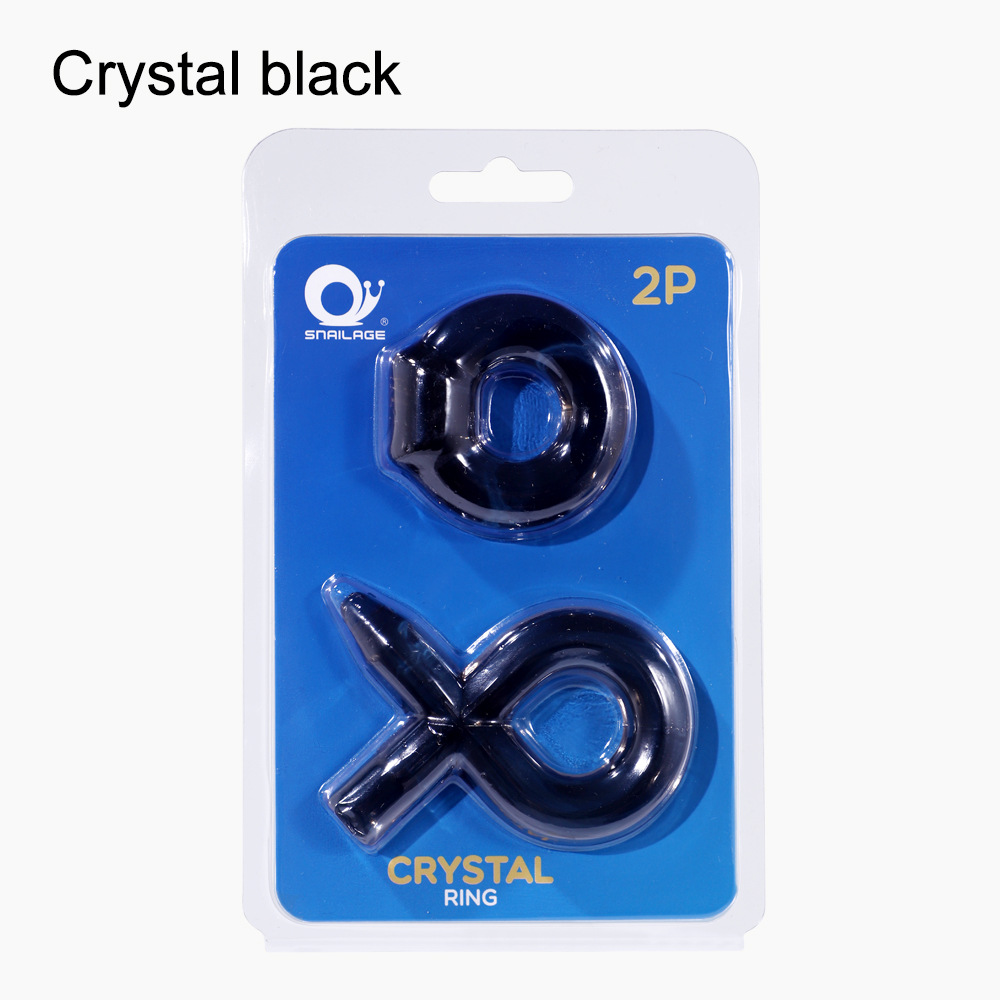 Sexschloss aus Kristall im Bleistiftstil für Männer, Präzisions-Verschlussring, Therapieset, vakuumgeformte Verpackung, zwei als Erwachsene verpackt_voghion.com