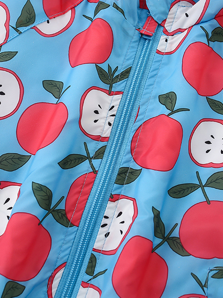 Malwee gabardina para niñas Primavera y otoño nuevos niños europeos y americanos estilo occidental con capucha cremallera camisa superior para niños