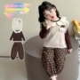 新款春秋儿童女童三件套