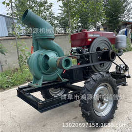 12寸大流量防汛泵 工程抢险混流泵 抗旱灌溉柴油抽水泵图片