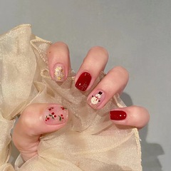 Wear B775 Red Snowman Short Winter Ice Snow Christmas Student Cute Factory Direct Sale One Piece Shipping