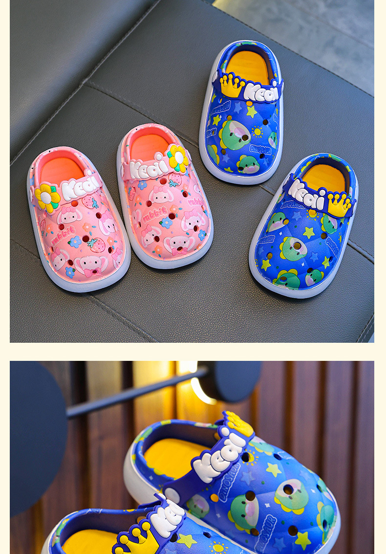 Zomersandalen, pantoffels voor heren en dames, zachte antislipzolen voor binnen, voorhuidslippers voor kinderen_voghion.com
