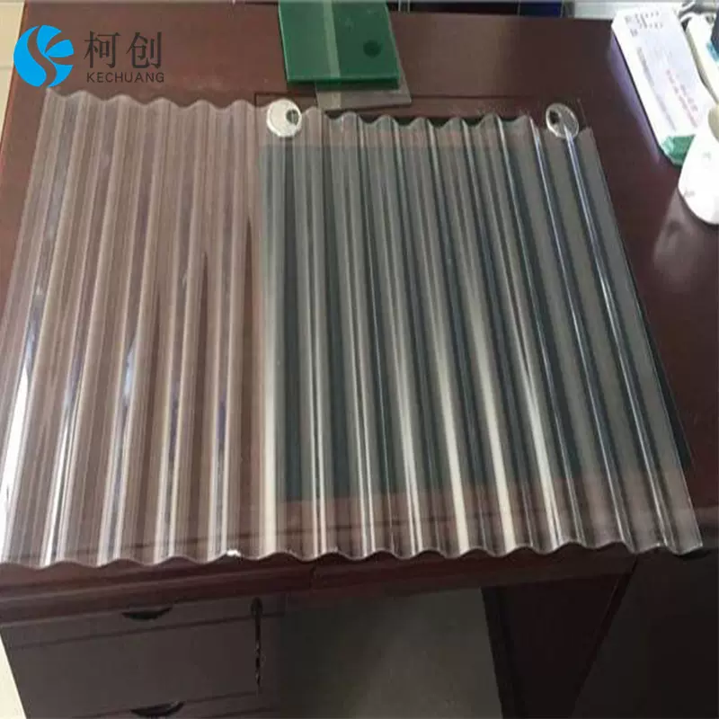 930 波浪瓦 透明屋顶pc全透花棚采光瓦 1.0透明波浪瓦 厂家直供