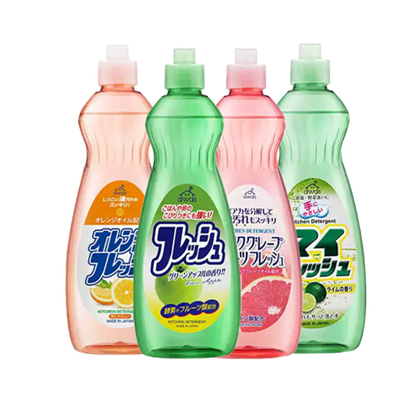 日本进口火箭洗洁精厨房清洗剂果蔬餐具洗涤去油污600ml批发|undefined