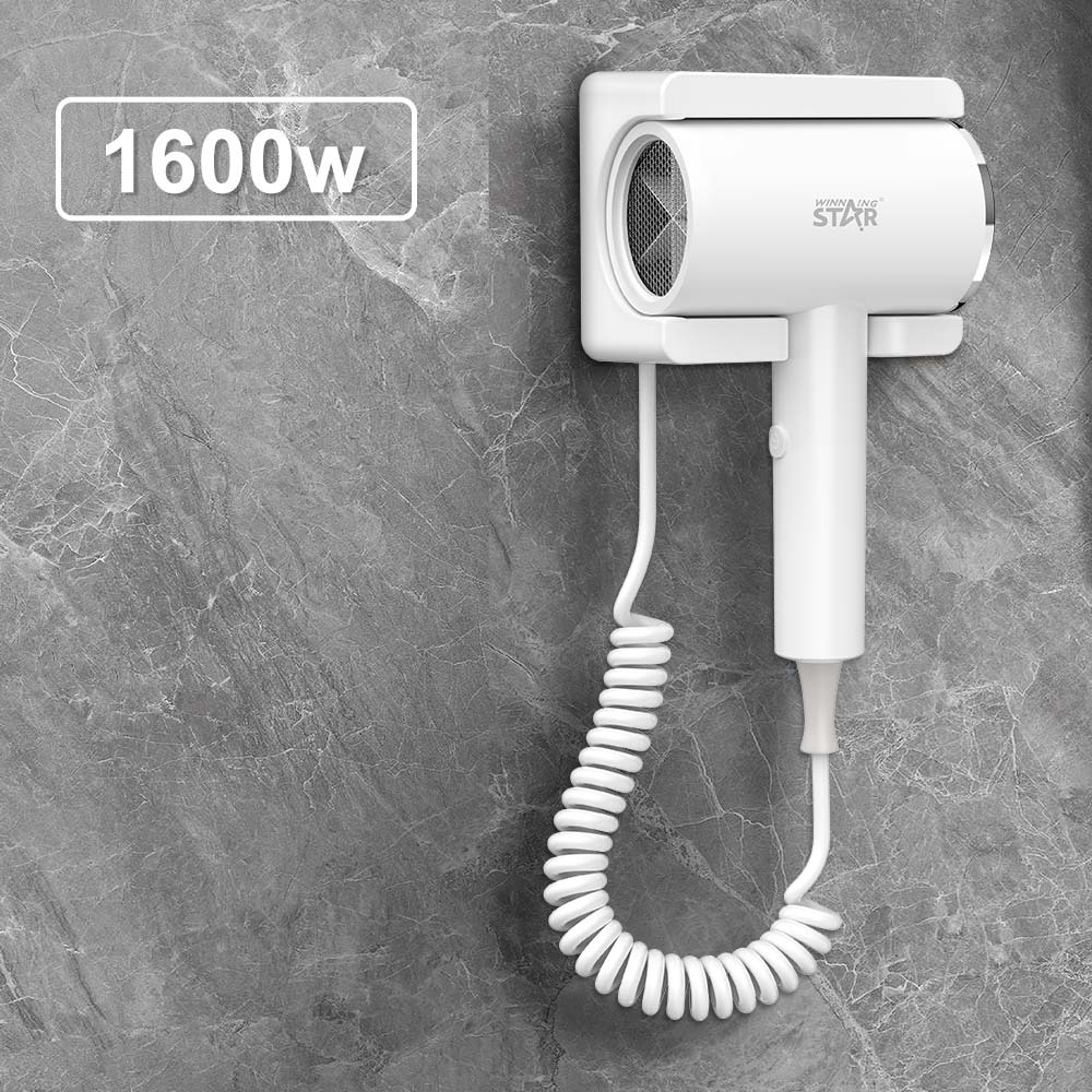Secador de Pelo de Pared 1600W de ABS para Hotel y Hogar