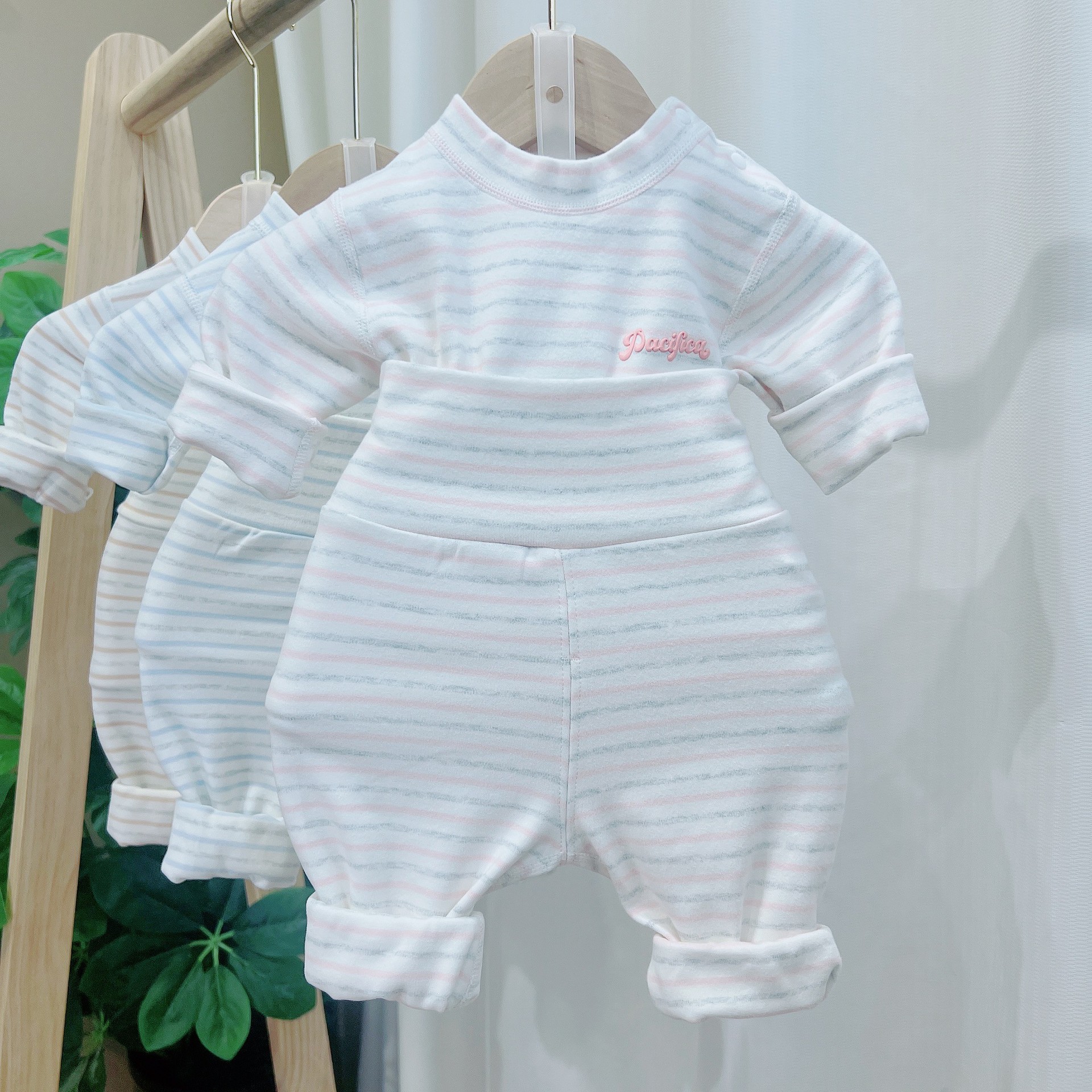 Baby 8528 Autumn/Spring/Autumn Infant Newborn High-Waisted Belly Protective Underwear Autumn/Winter Style