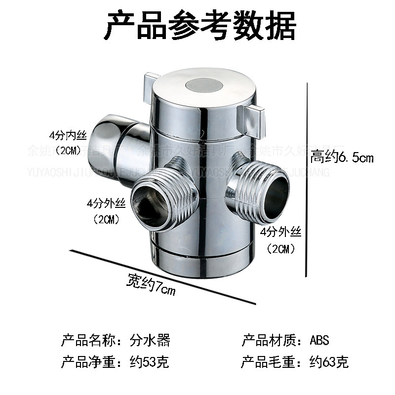 全4分銅分水器4/6分速開一進二出シャワーヘッド三方弁メーカーの価格が高い|undefined