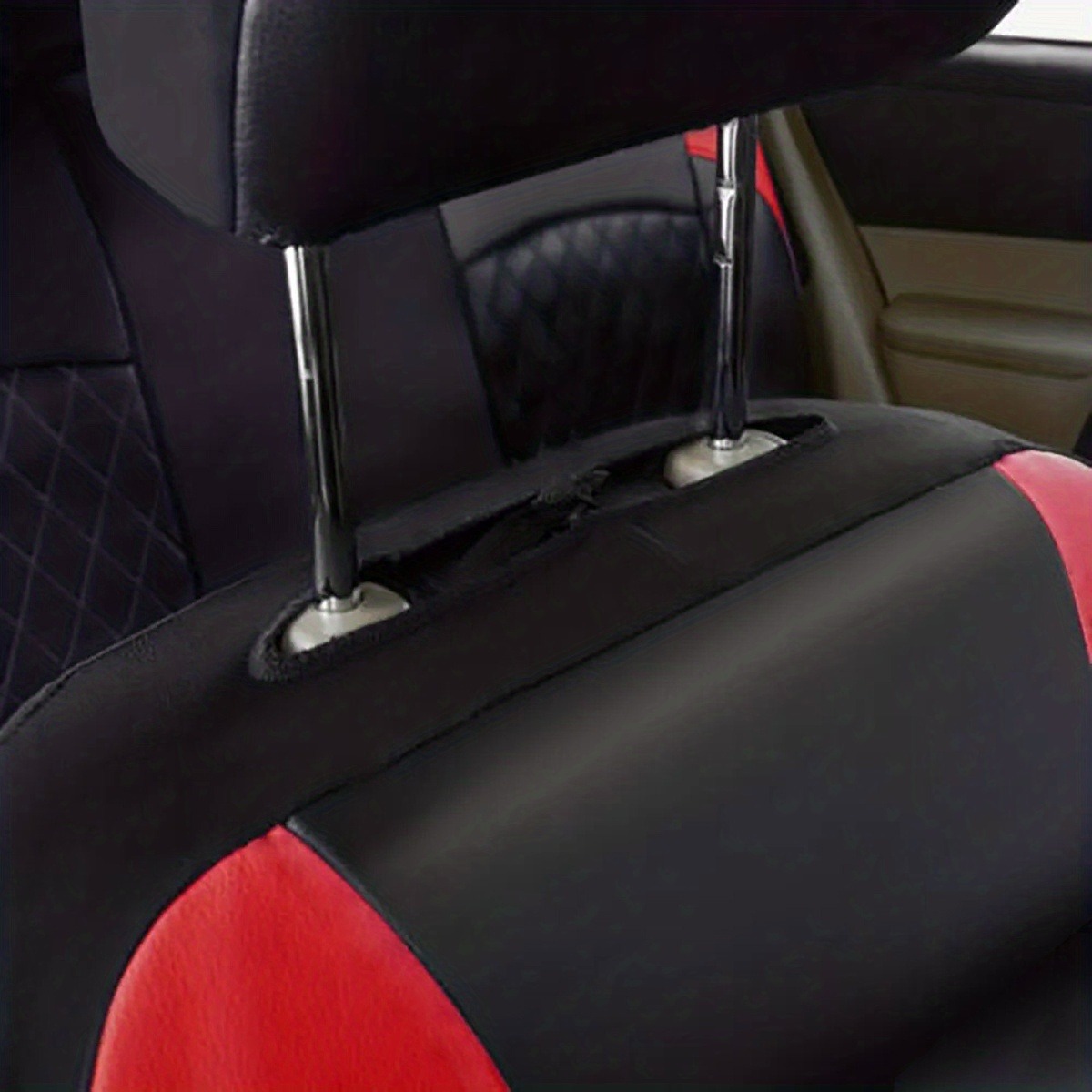 Cross-border foreign trade car seat covers, single-line diamond quilted embroidery, bracket leather, PU leather, Mexico, universal seat covers