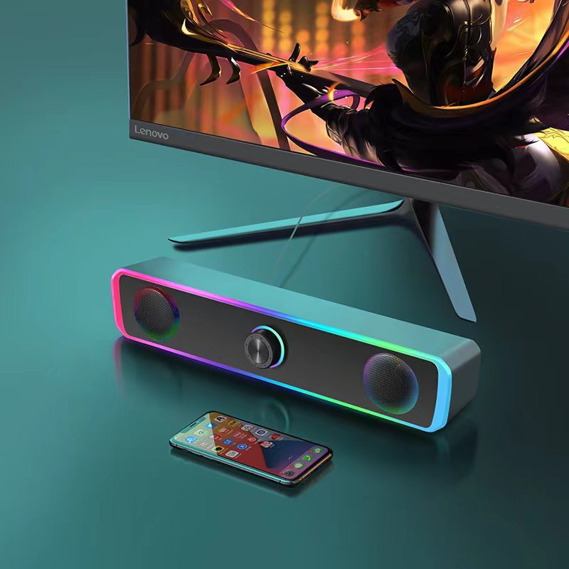 Cross-border K2853 long mobile phone Bluetooth audio laptop USB wired small speaker desktop subwoofer Cross-border K2853 long mobile phone Bluetooth audio laptop USB wired small speaker desktop subwoofer