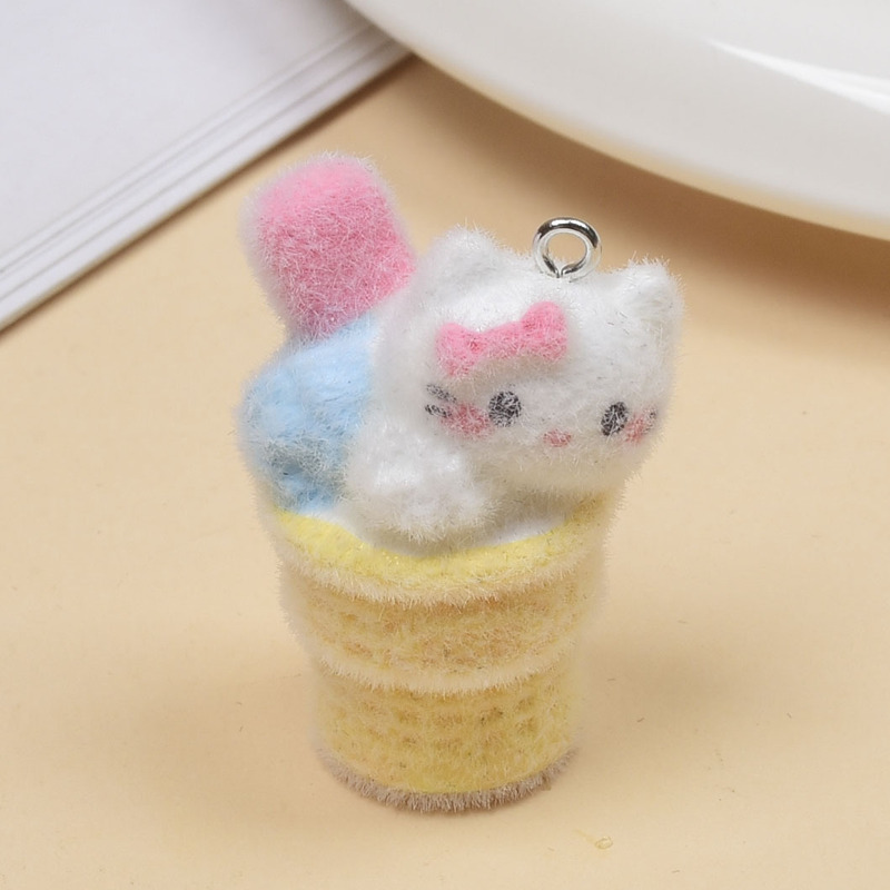 可爱动物kt小猫蛋糕挂件卡通挂饰手机链包包挂件diy饰品配件批发|undefined
