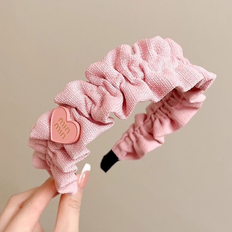 Meilad High Crane Top Hairband 2025 nuevo estilo de alta sensación Hairband tela esponja de otoño y invierno prensado tocado coreano