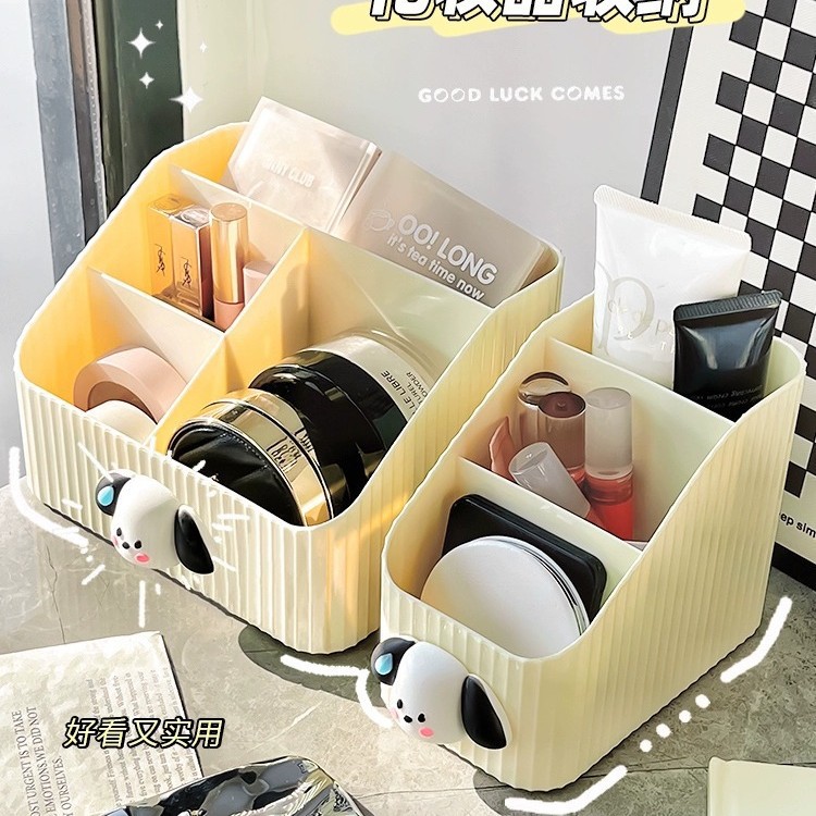 化粧品収納ボックスデスクトップ化粧台口紅化粧ブラシ筆筒アクリル大容量スキンケア用品棚