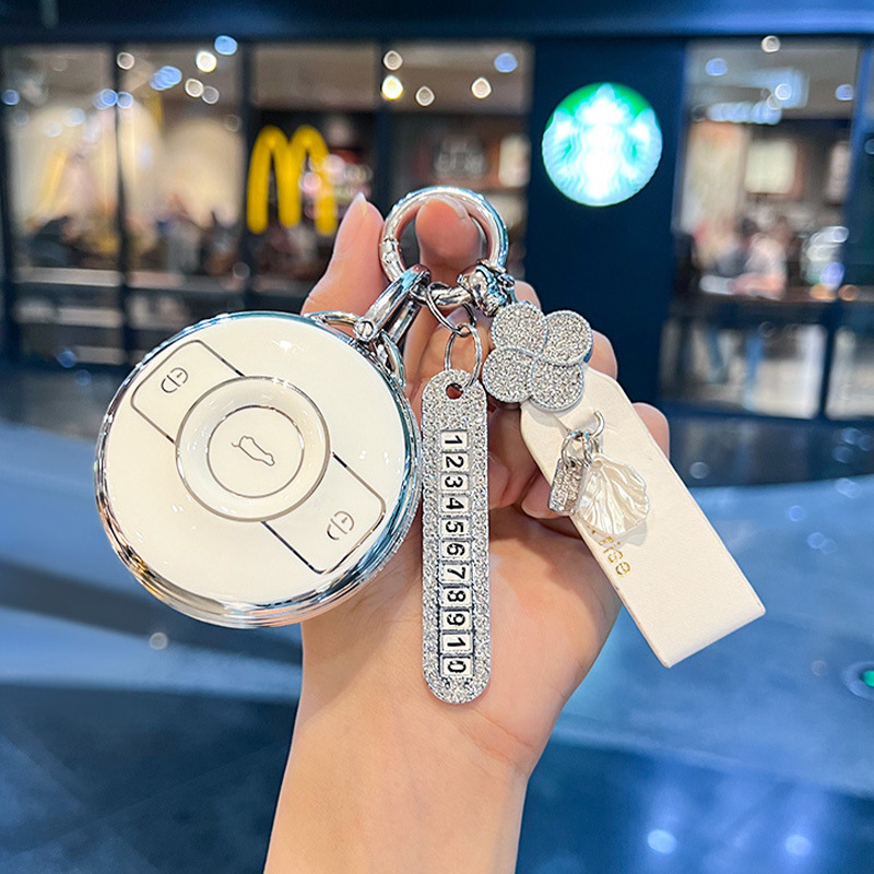 Suitable for Mercedes-Benz Smart Key Cover, Smart Key Case, Smart Key Holder # No. 1 Pro Car Shell Buckle