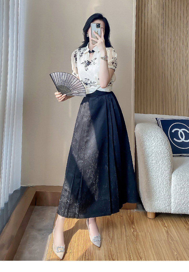 B4764 670K ĐỒ BỘ NỮ DONTDC CẢ BỘ 2 MÓN MÙA HÈ PHỤC CỔ CỔ ĐIỂN HỌA TIẾT HOA THỜI TRANG NỮ G02 SẢN PHẨM MỚI