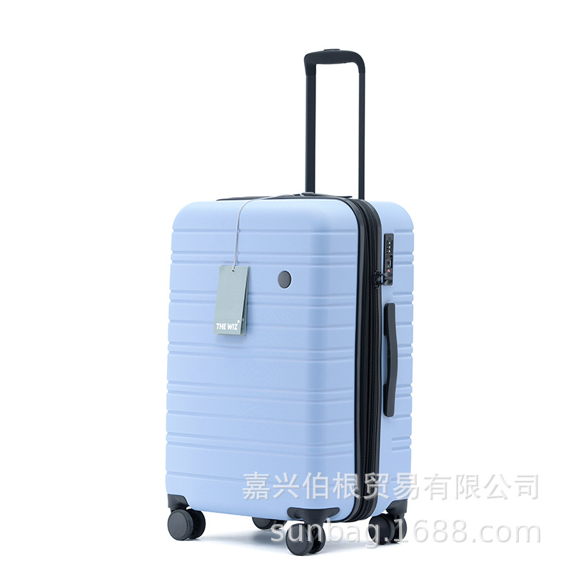 Maleta trolley de comercio exterior de exportación, maleta de tres piezas, maleta de gran capacidad para estudiantes masculinos y femeninos, maleta con capa de expansión