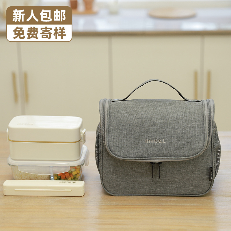 Bolsa de aislamiento de tela Oxford multifuncional bolsa de almuerzo de picnic a prueba de agua bolsa de hielo bolsa de almuerzo portátil de gran capacidad bolsa de lonchera