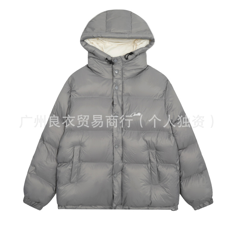 批发CORT美式潮牌刺绣恶魔岛连帽棉服男女ins秋冬季棉衣外套潮ins|undefined