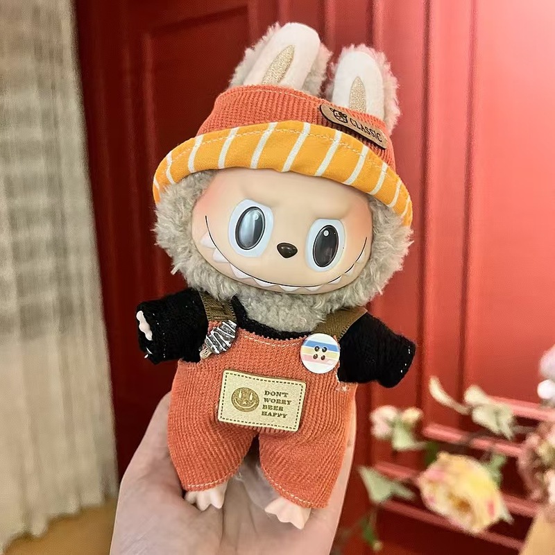 ラブブ 着られるベビー服 ラブブ 17cm 人形 かわいい ドレスアップ カジュアルスーツ スカート 【服のみ】|undefined
