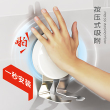 卫生间吸盘挂瓶器免打孔挂壁器洗发水沐浴露收纳置物免打孔高端