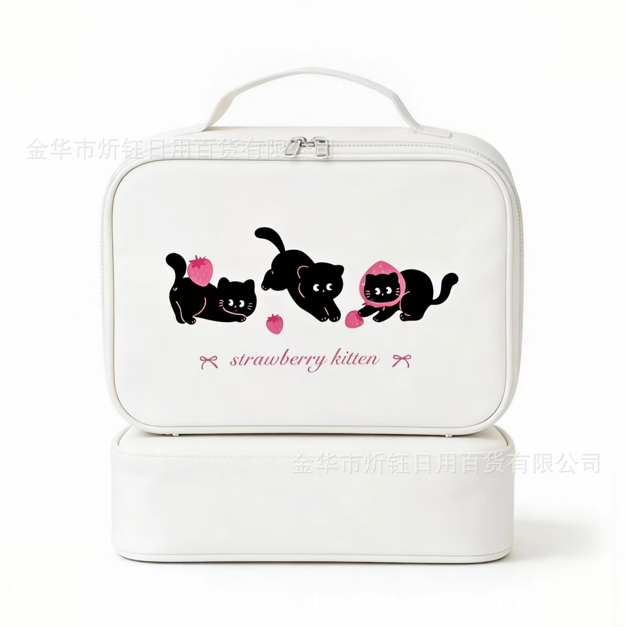 原创化妆包可爱立体大容量2026新款女便携分区收纳包化妆品收纳袋