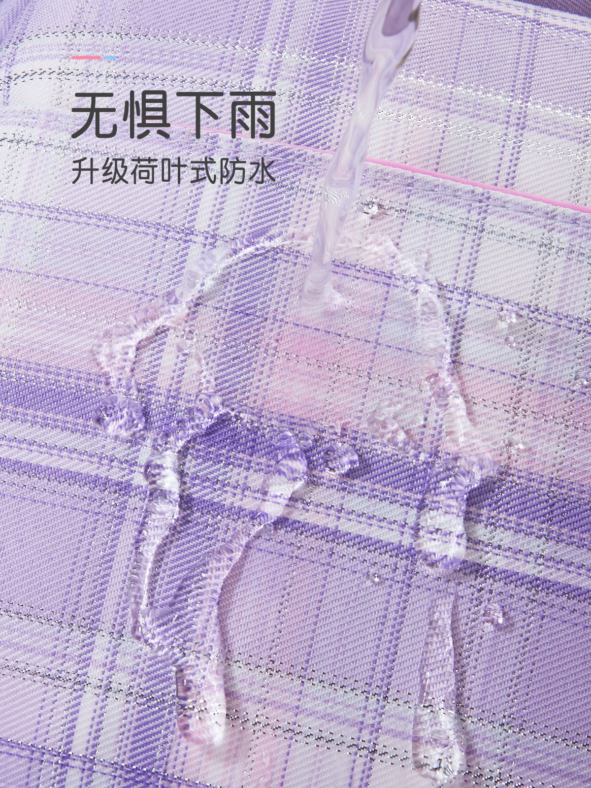 Mochilas escolares para estudiantes de primaria de primer a sexto grado para niñas, ultraligeras, transpirables, protectoras de la columna vertebral, impermeables, bolsas de dibujos animados con hombros a cuadros